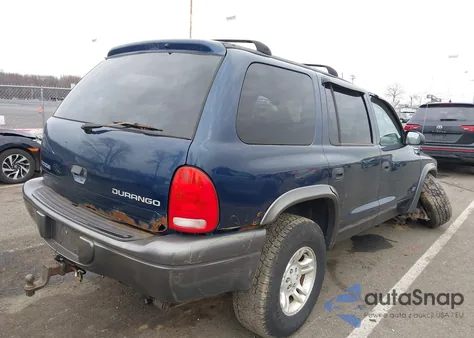 2002 Dodge Durango Sport из США, поврежденный, VIN 1B4HS38N02F168054